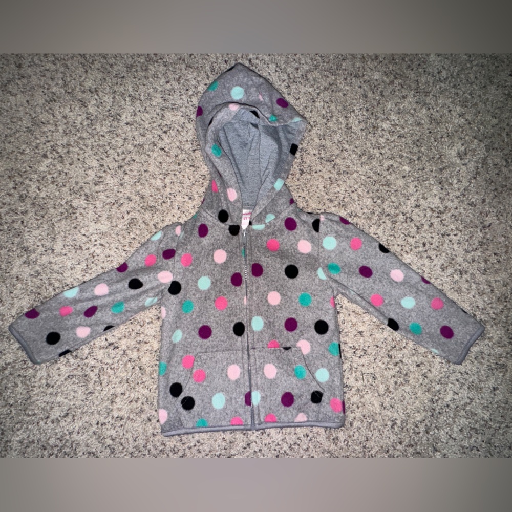 Garanimals 2T Polkadot Hooded Jacket